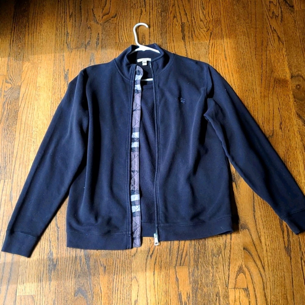 Burberry Navy Blue Lightweight Shirt Jacket